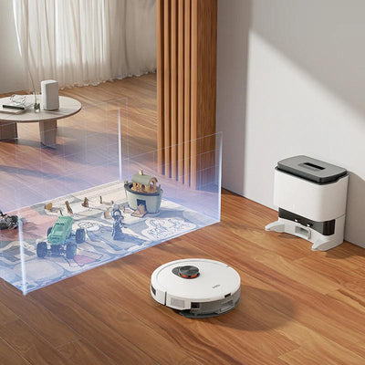 Пылесос и швабра Xiaomi ROIDMI EVE CC с чистящей основой, белая поврежденная коробка