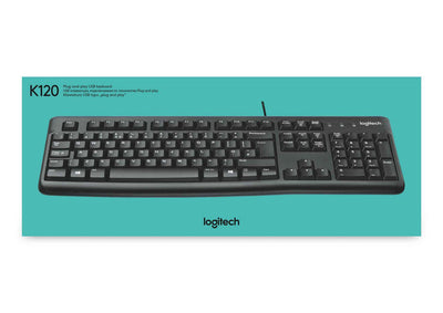 Logitech K120 США, черный (920-002479)