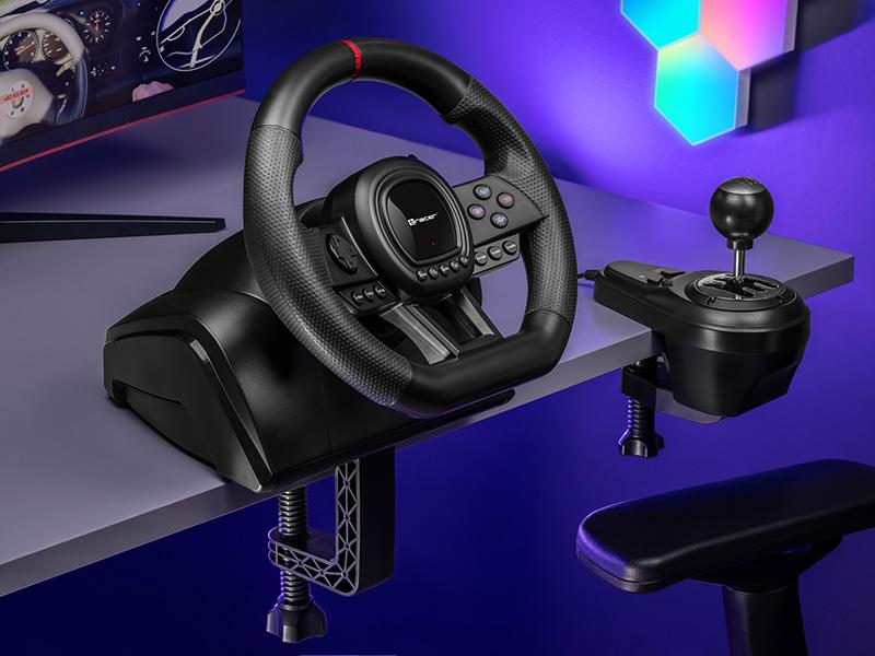 Tracer 47345 Steering Wheel SimRacer Manual Gearbox 6 in 1