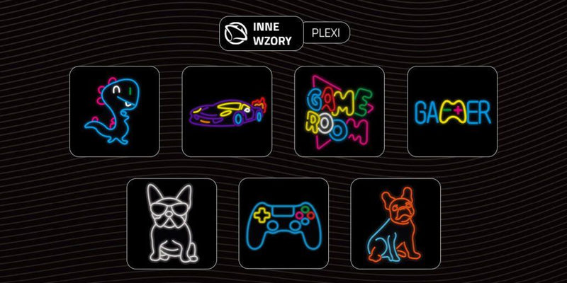 Manta SNL69MT Style Neon Lights Dog With Glasses