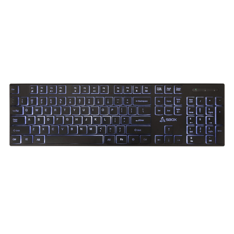 Sbox K-22 Keyboard US Black