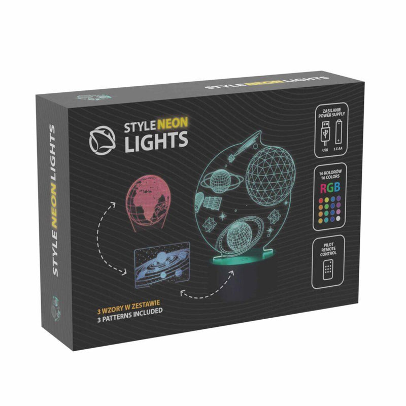 Manta SNL118RGB LED lamp Light decoration Kosmos RGB 3D