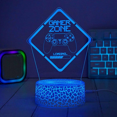 Manta SNL123RGB LED lamp Light decoration Game 3 RGB 3D