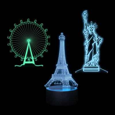 Manta SNL125RGB LED lamp Light decoration Buildings RGB 3D