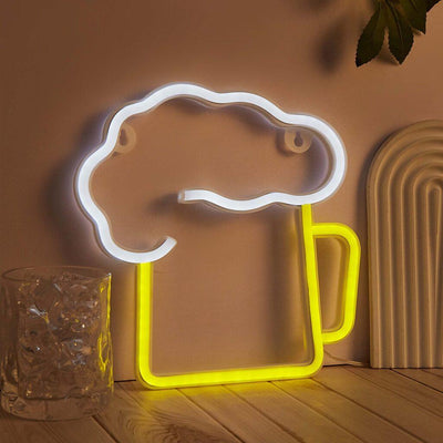 Manta SNL34YET Style Neon Lights Beer yellow/white