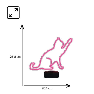 Manta SNL80PK LED lamp Light decoration Cat 2 pink