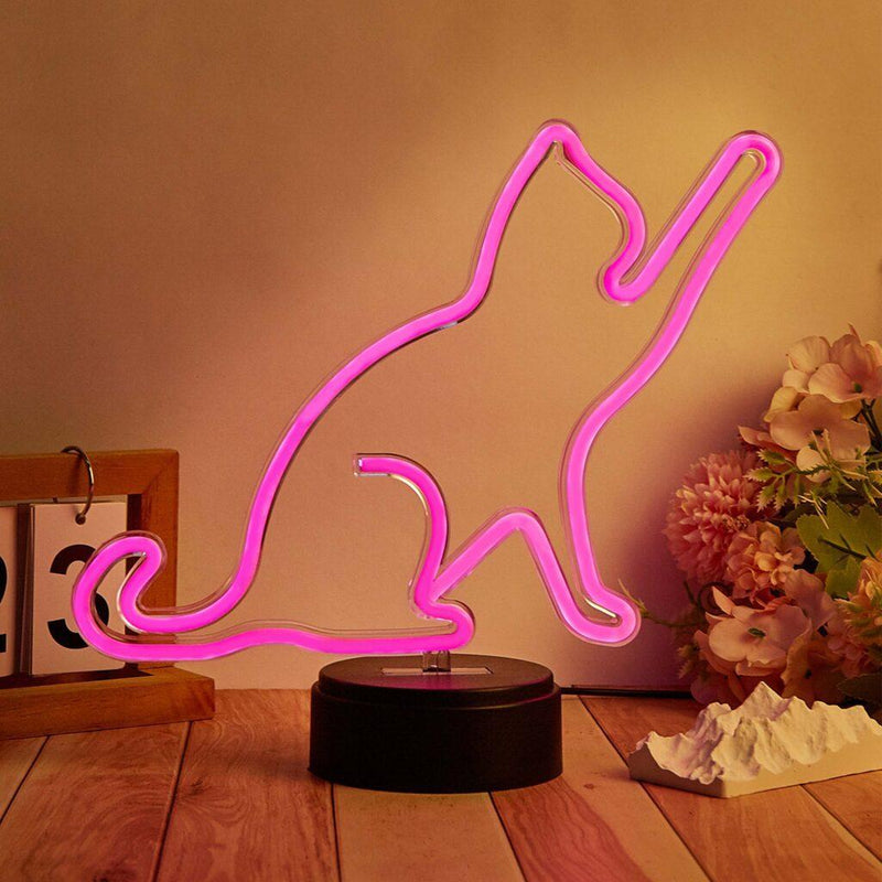 Manta SNL80PK LED lamp Light decoration Cat 2 pink