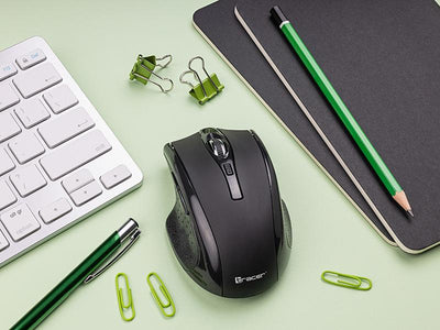 Tracer 47432 Wireless Optical Mouse RF 2,4Ghz/BT Black