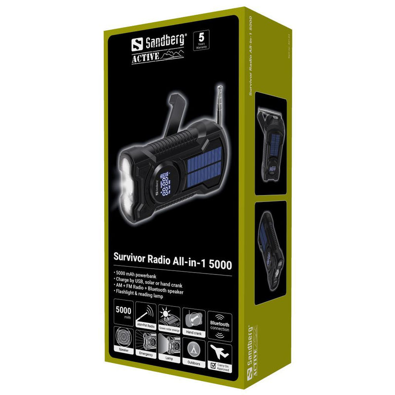 Sandberg 421-03 Survivor Radio All-in-1 5000