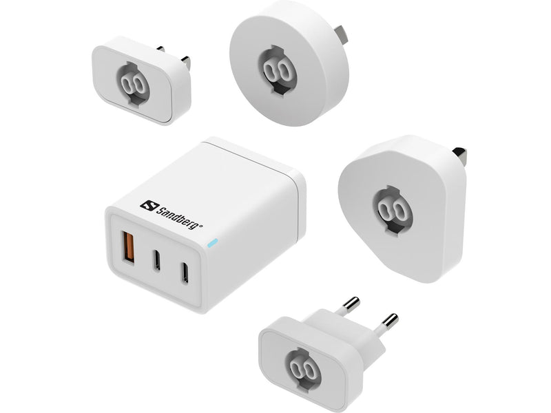 Sandberg 441-59 3в1 TravelCharger EU+UK+US+AUS