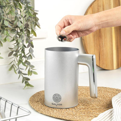 Salter EK6359MMSVDE Aspen Milk Frother Silver