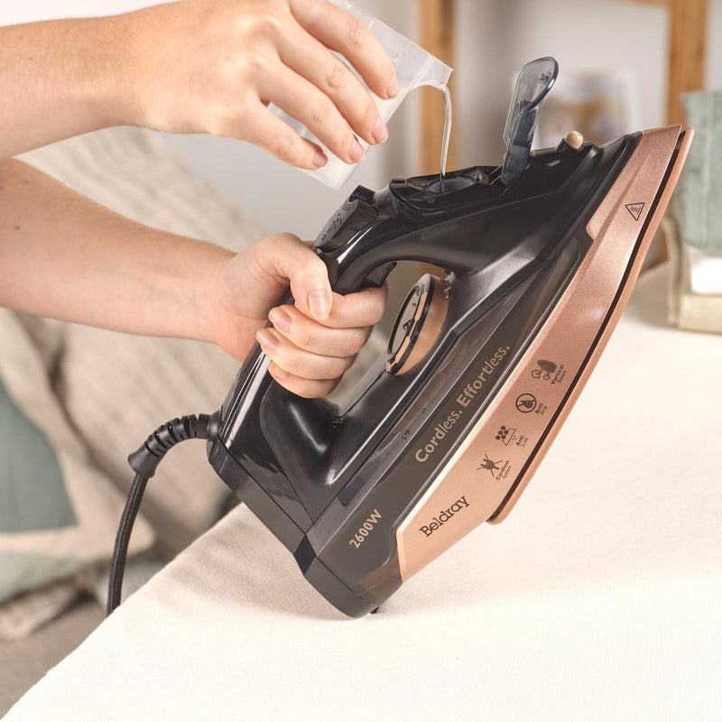 Beldray BEL0747NRGFVDE 2в1 беспроводной паровой утюг 2600 Вт