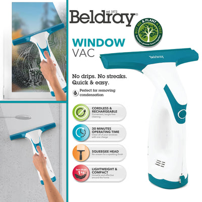 Beldray BEL0749TTVDE Cordless Window Vac