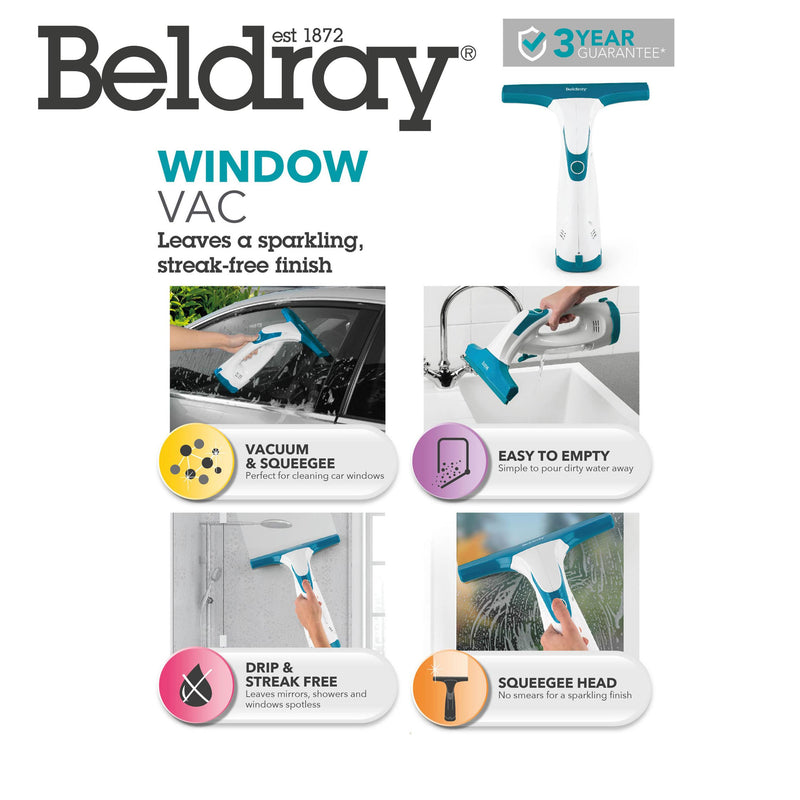 Beldray BEL0749TTVDE Cordless Window Vac