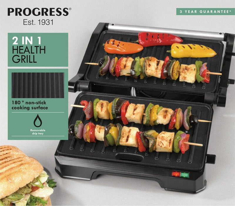Progress EK5854PVDE 2-in-1 Health Grill