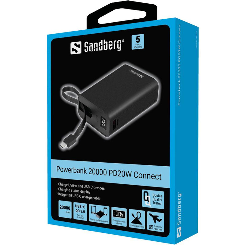 Sandberg 421-12 Powerbank 20000 PD20W Connect