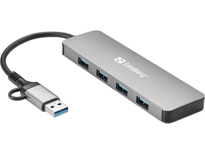 Sandberg 136-63 USB-C/A to 4xUSB 3.0 Hub