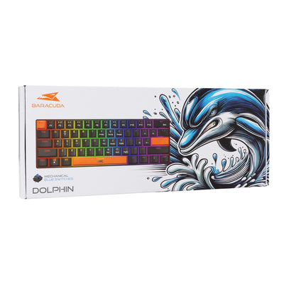 Baracuda BGK-03121 Dolphin Black US Mechanical Blue Switches