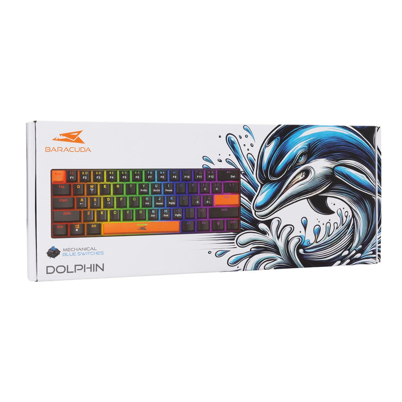 Baracuda BGK-03121 Dolphin Black US Mechanical Blue Switches
