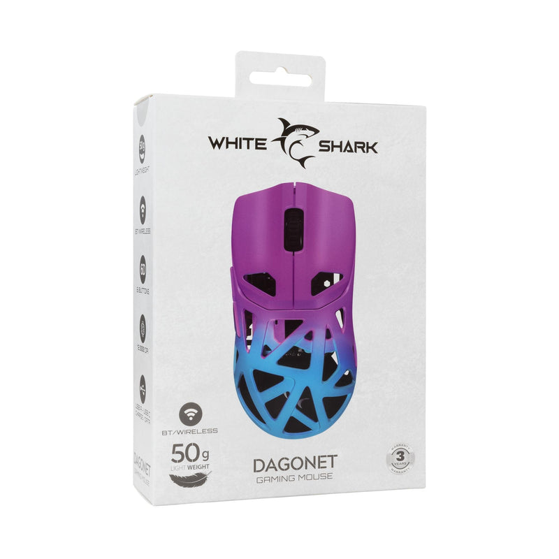 White Shark GM-5019 Dagonet Wireless 24000 dpi Blue/Purple