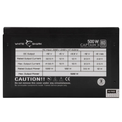White Shark GPSU-W500F Captain 3  500W 80+ RGB