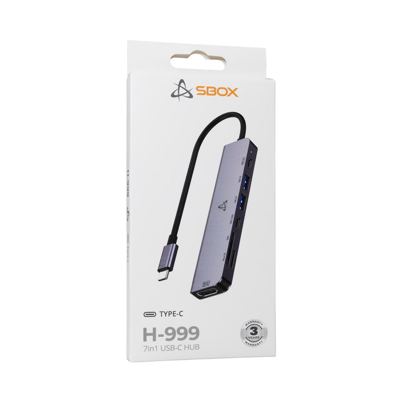 Sbox H-999 7in1 USB-C HUB