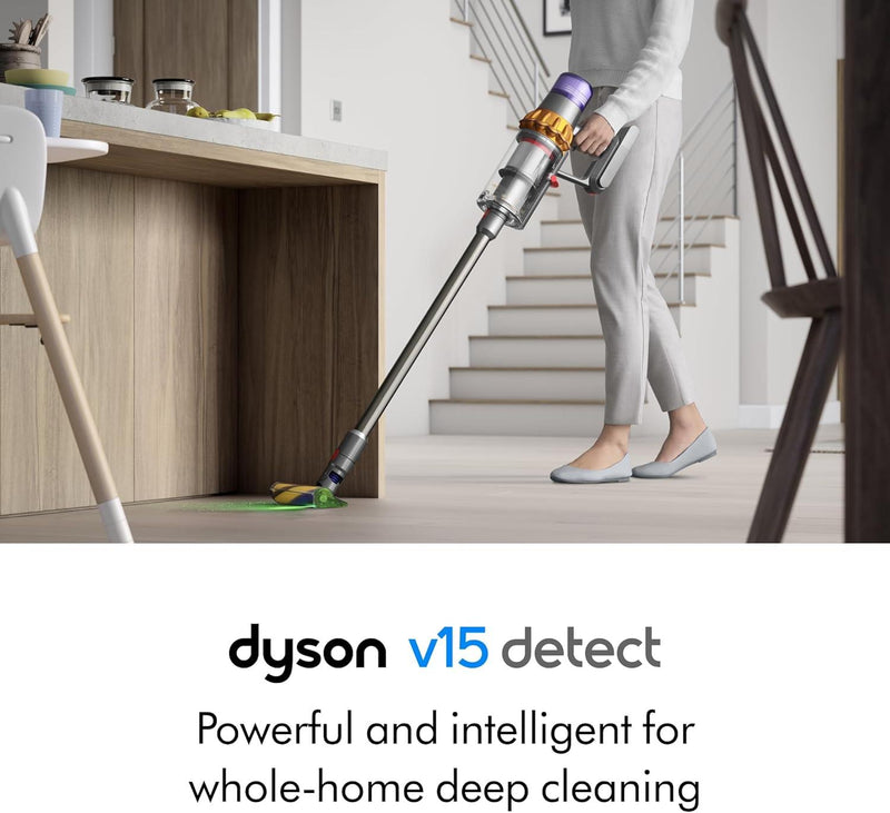 Dyson V15 Detect Absolute Yellow Nickel