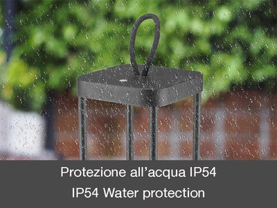 Beper P207ILI100 Rechargeable Lantern Black