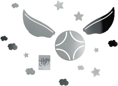 Paladone Harry Potter Golden Snitch Mirror Wall Decals