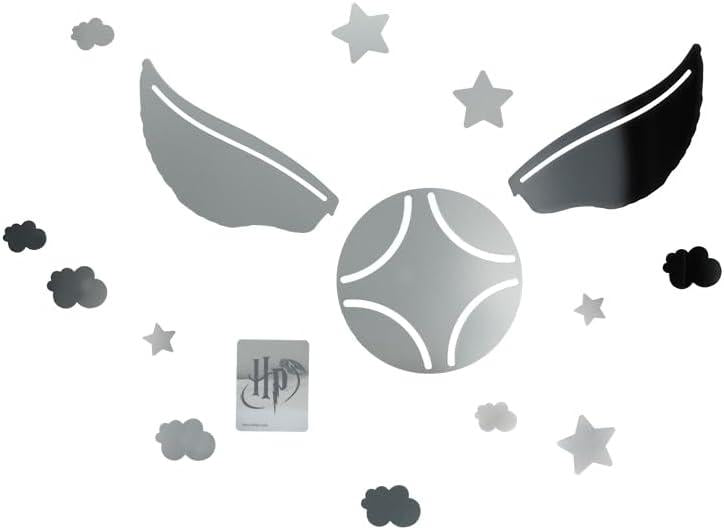 Paladone Harry Potter Golden Snitch Mirror Wall Decals