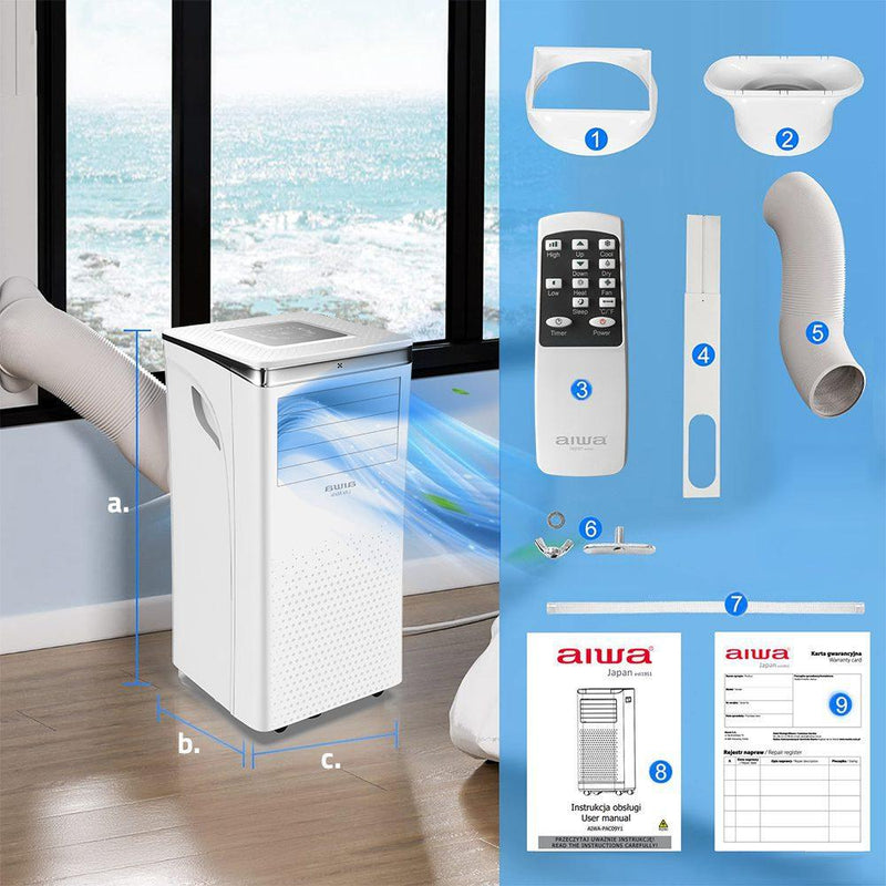 Aiwa AIWA-PAC10Y2 Portable Air Conditioner