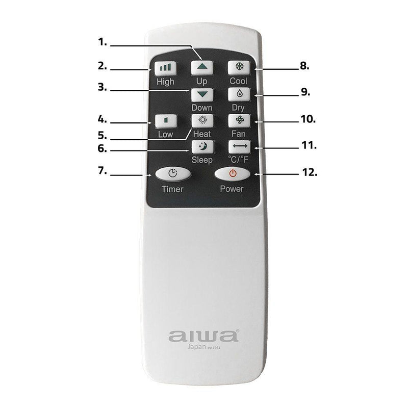 Aiwa AIWA-PAC10Y2 Portable Air Conditioner