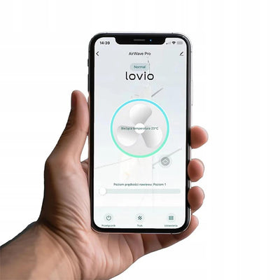 Lovio LVTF202Y24C-BK Tower Fan AirWave PRO Black