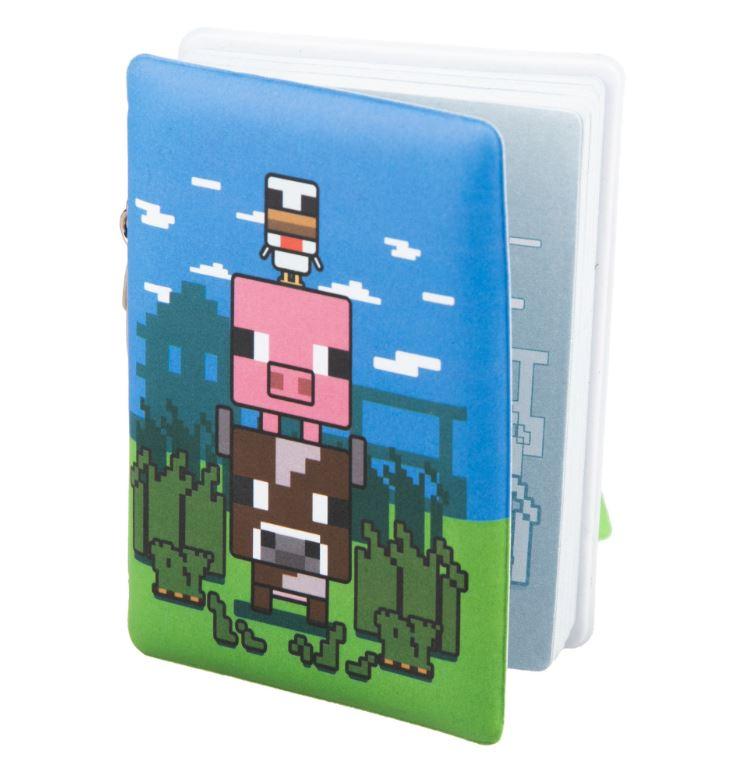 Paladone Minecraft Mini Puffy Notepad Keyring