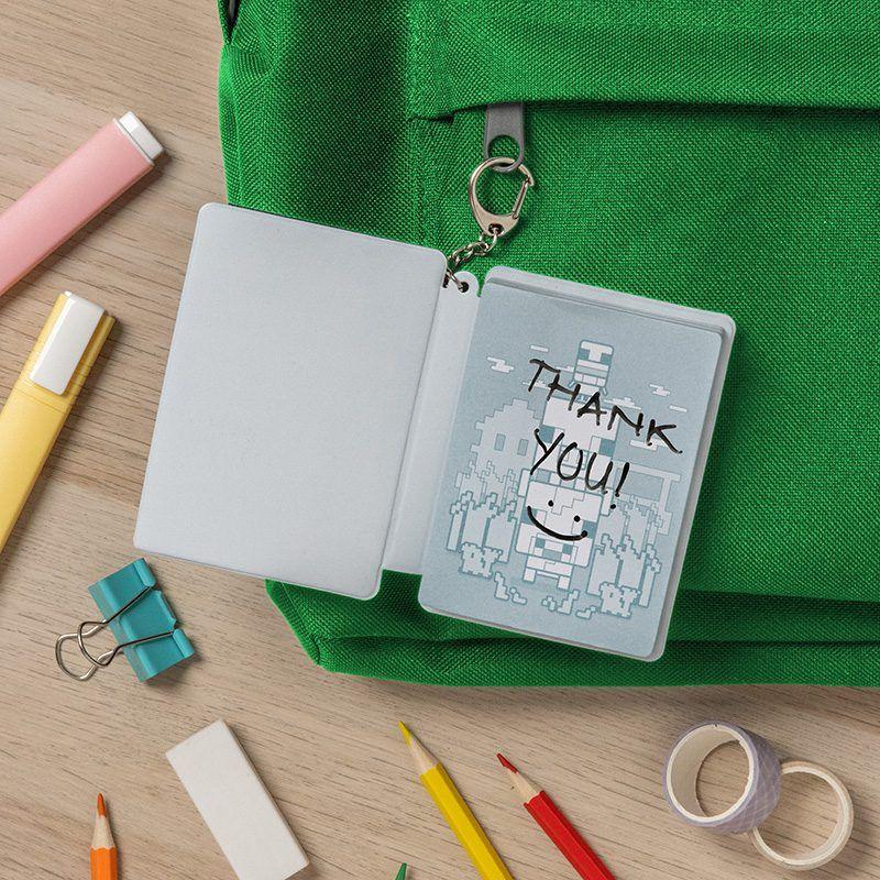 Paladone Minecraft Mini Puffy Notepad Keyring