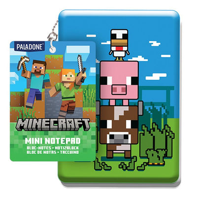Paladone Minecraft Mini Puffy Notepad Keyring