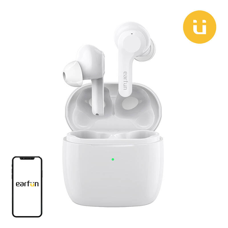 Wireless earphones TWS EarFun Air (white), Słuchawki TWS EarFun Air (białe)