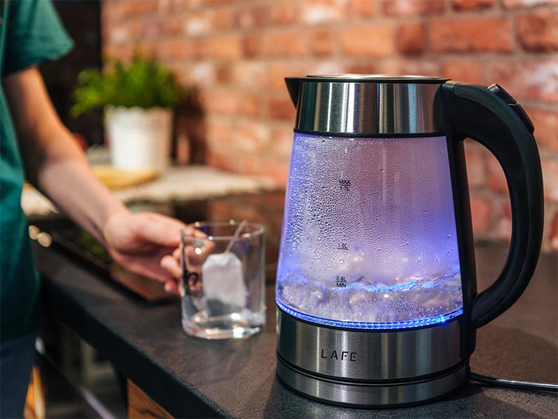 Lafe 47618 Electric Kettle Essential Glass 1.7L