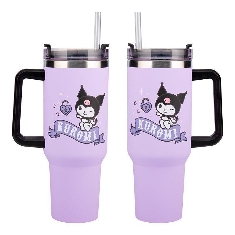 Paladone Kuromi 900ml Insulated Cup and Straw
