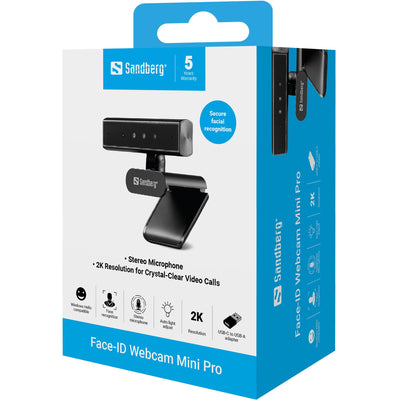 Sandberg 134-44 Face-ID Webcam Mini Pro