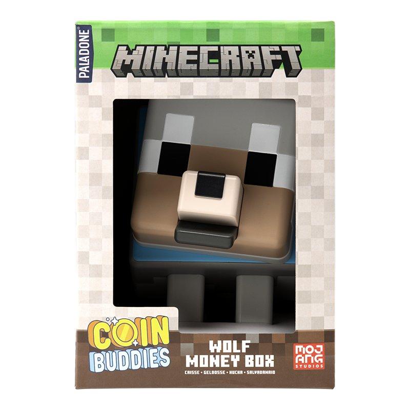 Paladone Minecraft Wolf Shaped Money Box