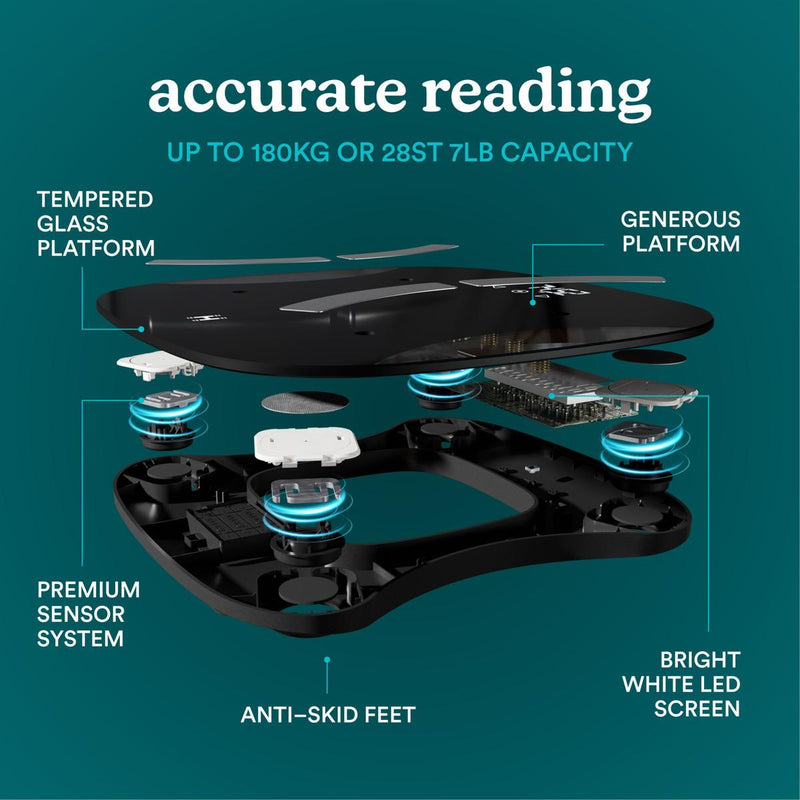 Homedics SCL-BC145-BK3R Essentials Body Analyser Scale