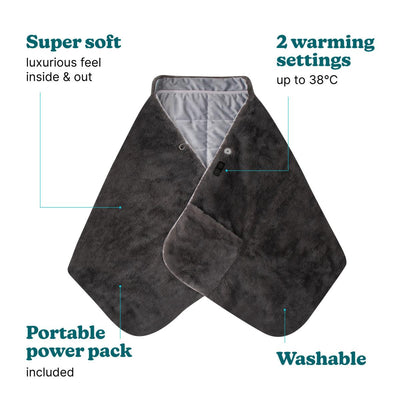 Homedics HCM-SWL100 Cosy Cordless Warming Shawl