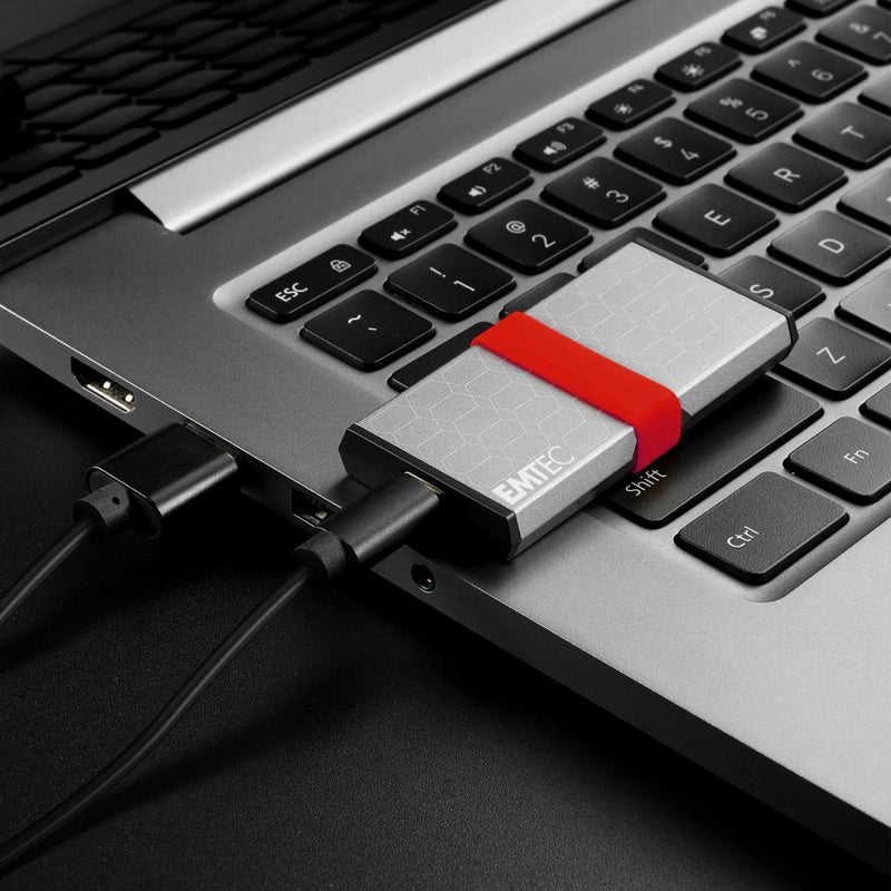 Emtec SSD 3D NAND/USB-C 3.2Gen2 X205 256GB Mini Portable SSD