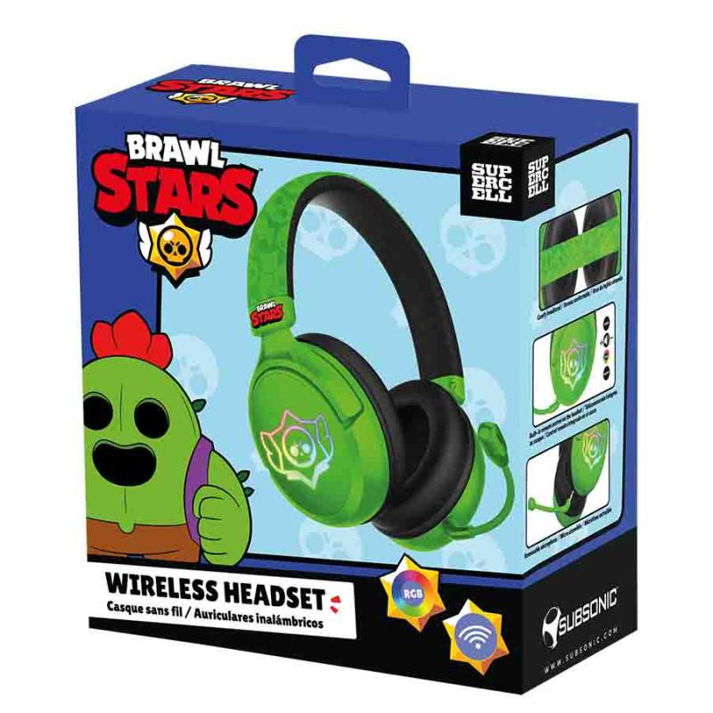 Subsonic Wireless Gaming Headset Brawl Stars Skull