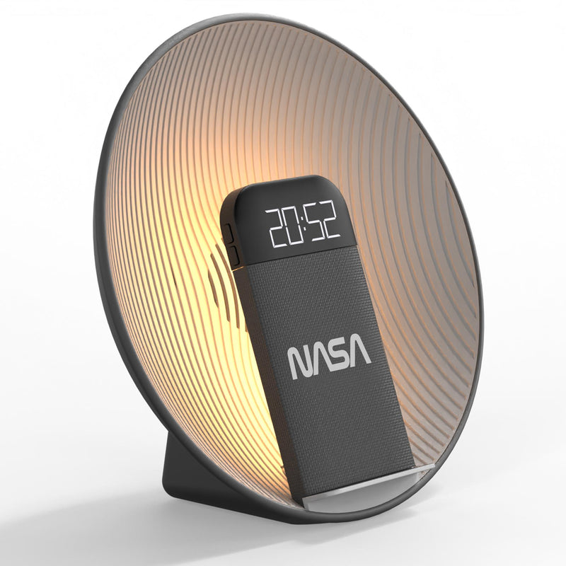 NASA SPC600  Bluetooth Speaker/ Alarm Clock/ Wireless Charger