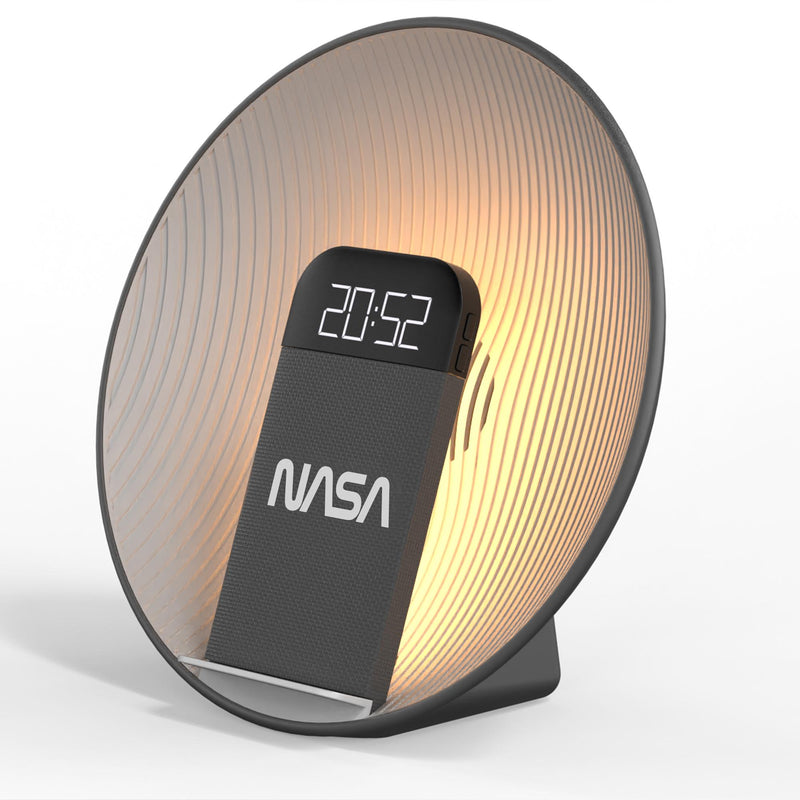 NASA SPC600  Bluetooth Speaker/ Alarm Clock/ Wireless Charger