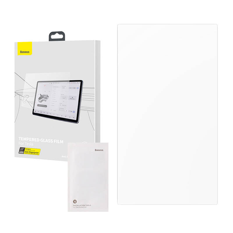 Tempered Glass Baseus Crystal 0.3mm for Tesla model X/S 17&