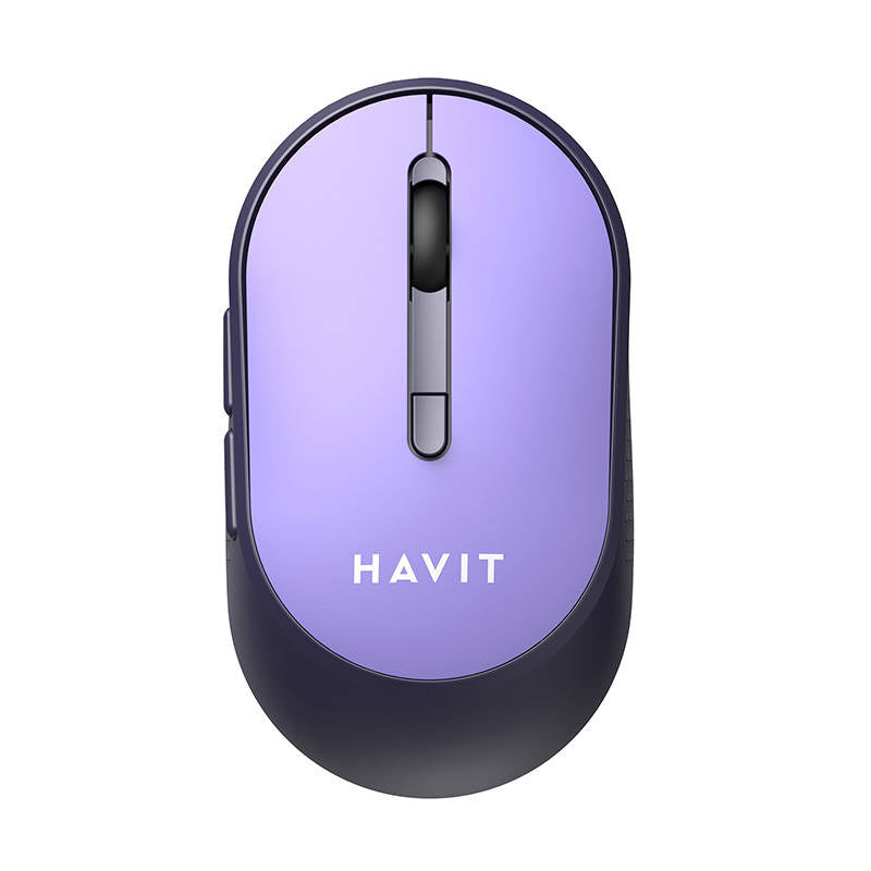Universal wireless mouse Havit MS78GT (purple), Bezprzewodowa mysz uniwersalna Havit MS78GT (fioletowa)
