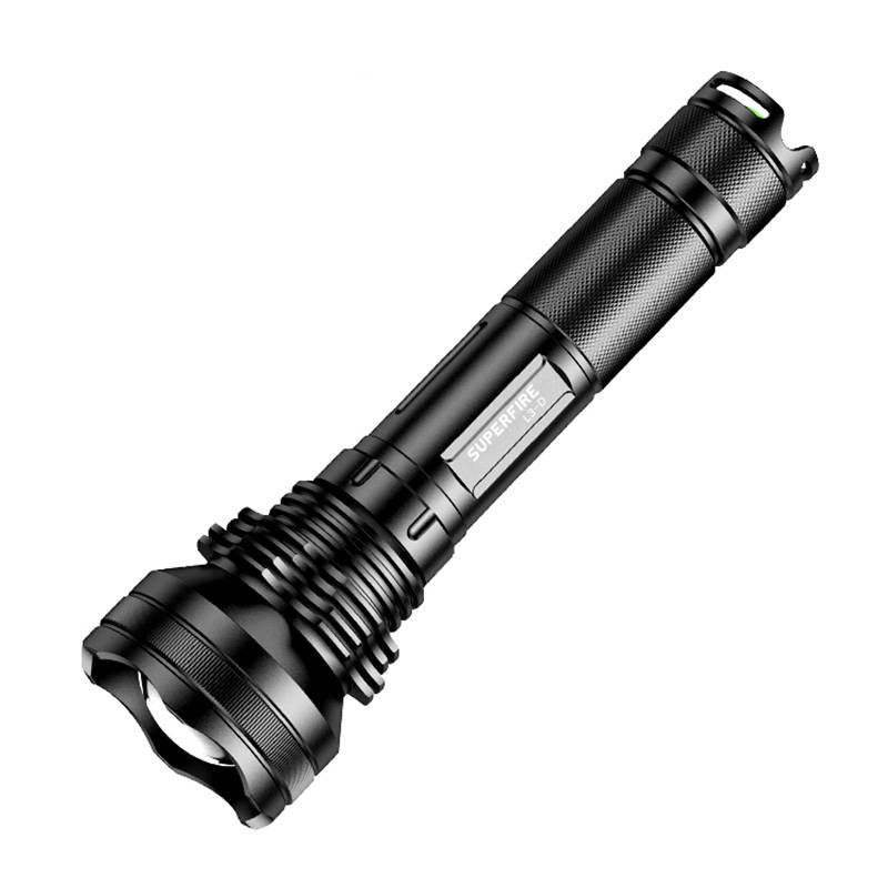 Flashlight Superfire L3-D, 2700lm, USB, Latarka Superfire L3-D, 2700lm, USB